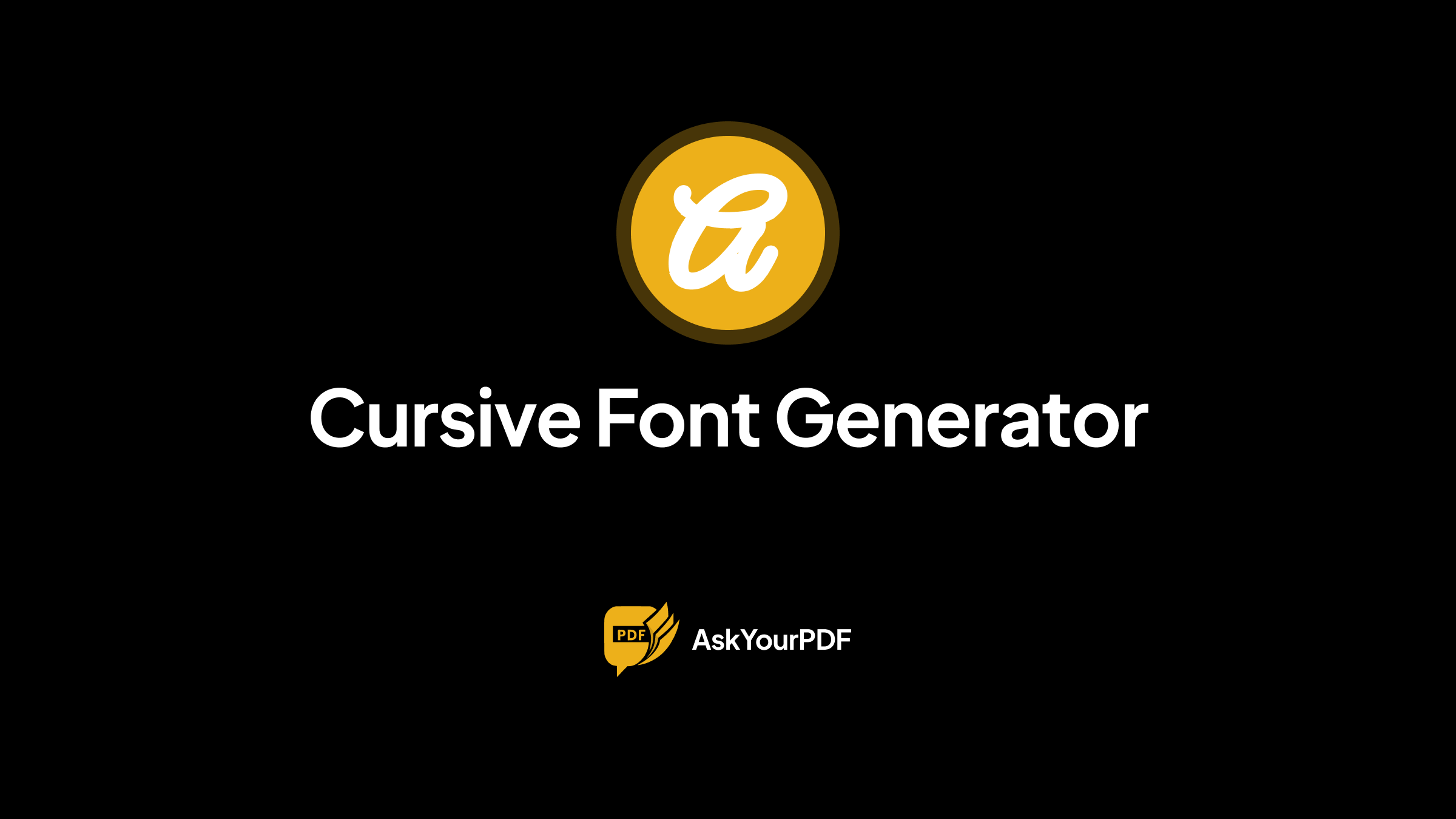 Best free online cursive font generator