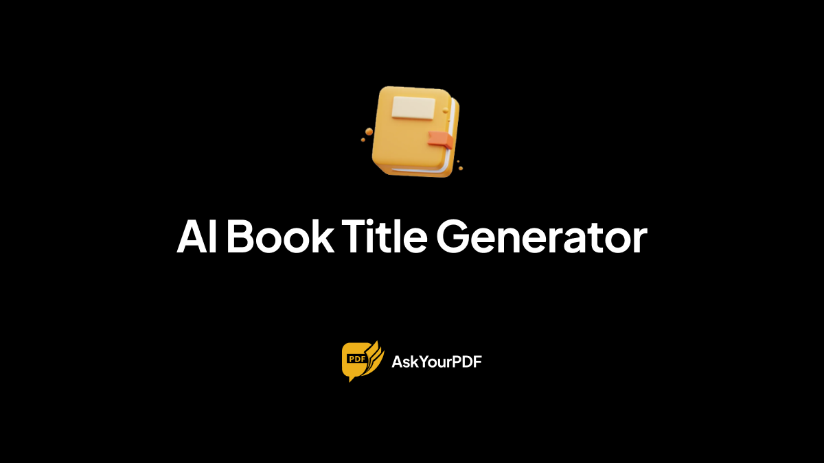 AI Book Title Generator | Discover